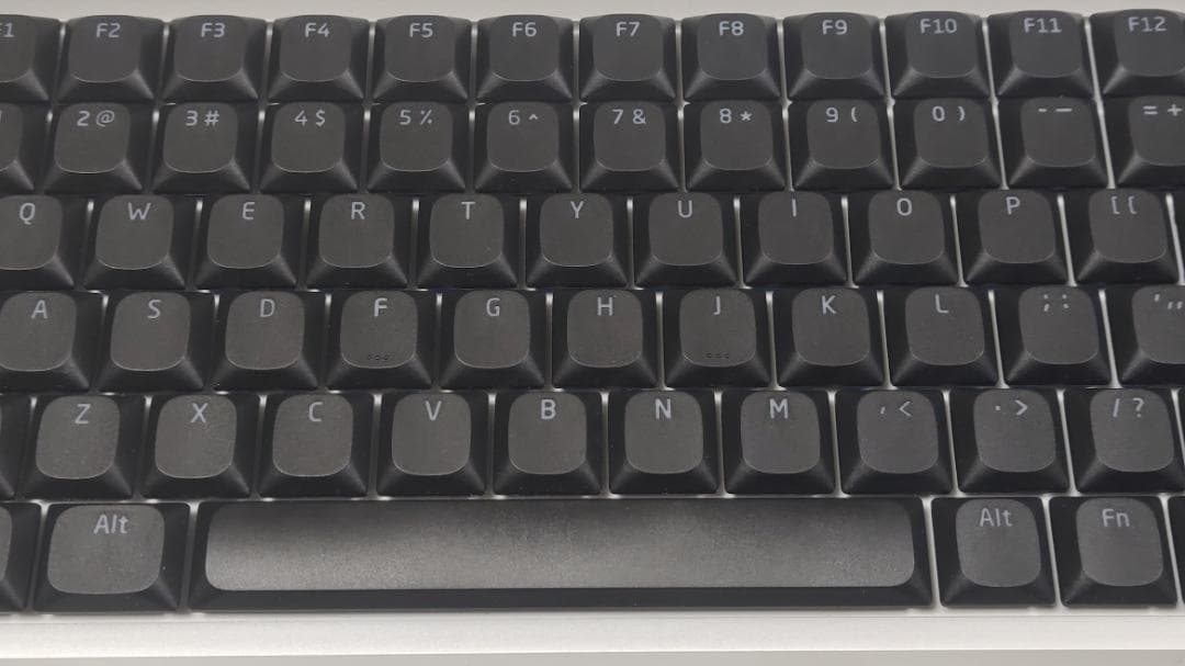 【特別限定カスタム】LOFREE FLOW2シルバー☆100キー☆×静音ピンク軸