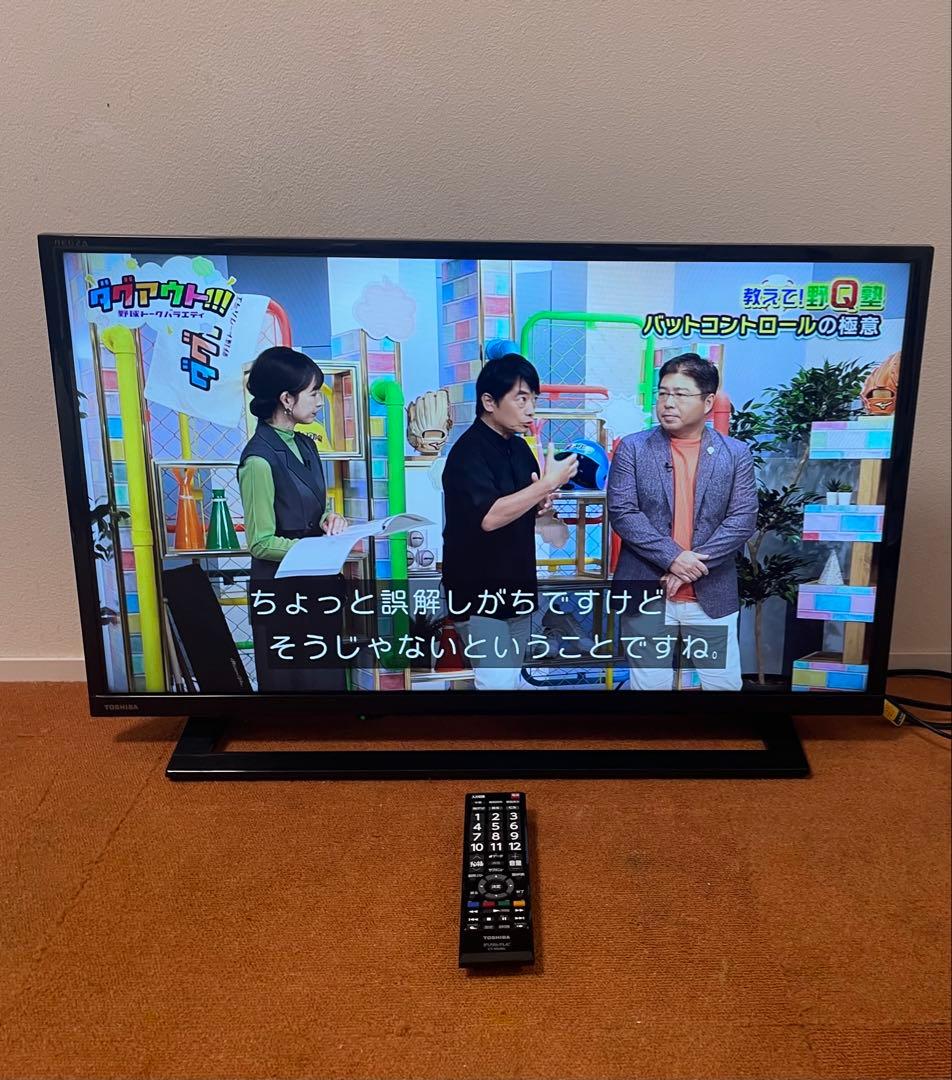 東芝 液晶テレビ 32V型 2018年製 ゲームダイレクトWチューナー付