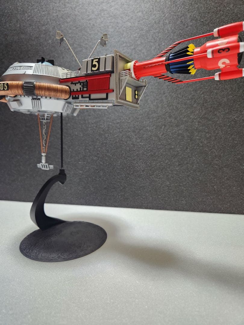 究極のプロ完成品No13】サンダーバード5号3号ドッキング！金属線加工処理