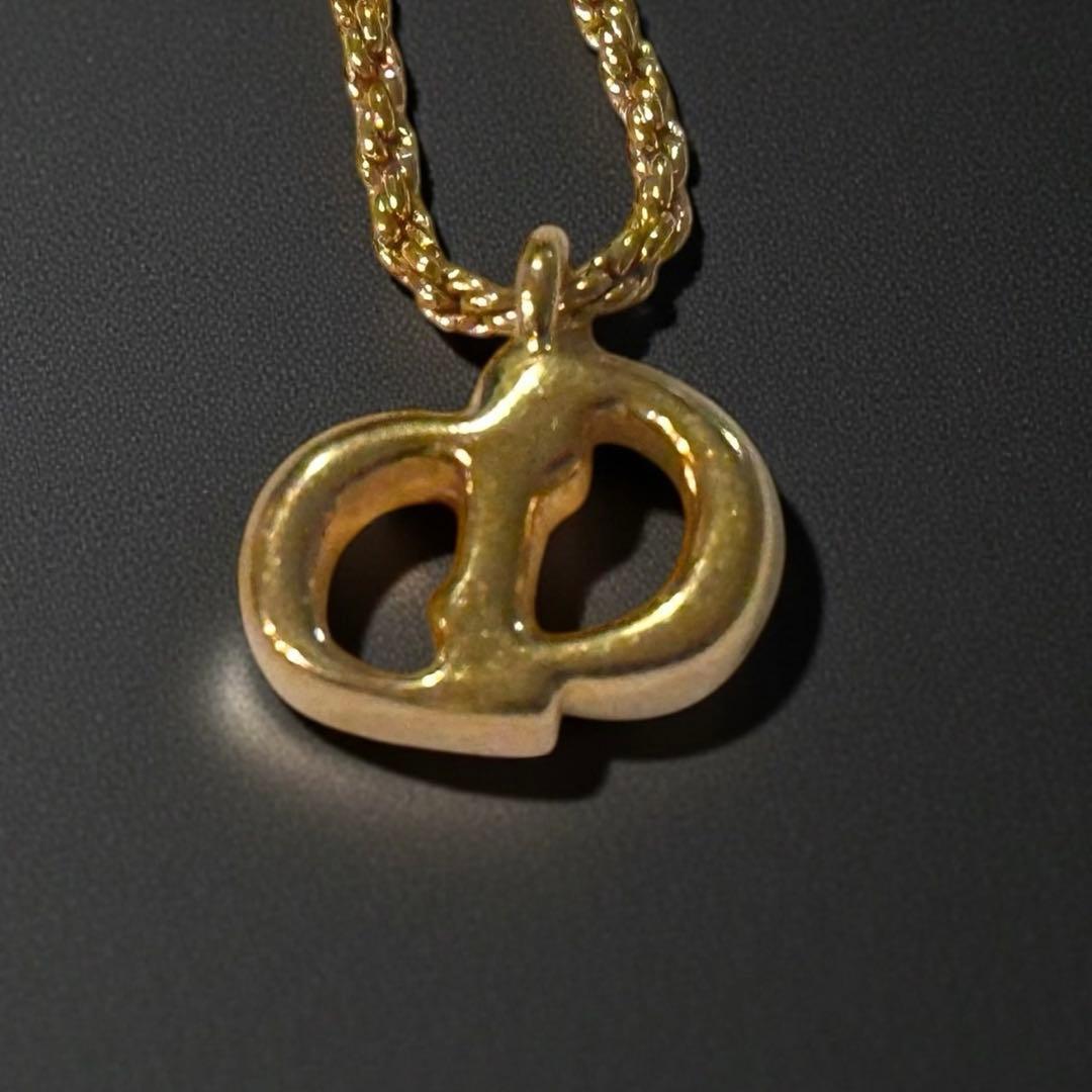 極美品✨Christian Dior ネックレス ロゴ ゴールド ヴィンテージ