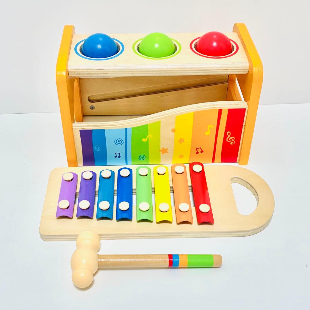 お得】知育玩具セット ボーネルンド・HAPE・西松屋 木製おもちゃ 人気4