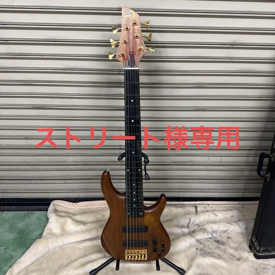 ストリート Moon mbc-6 フレットレス 6弦 エレキベース MOON】ムーン『6弦ベース』MBC-6 エレキベース 1週間保証【中古