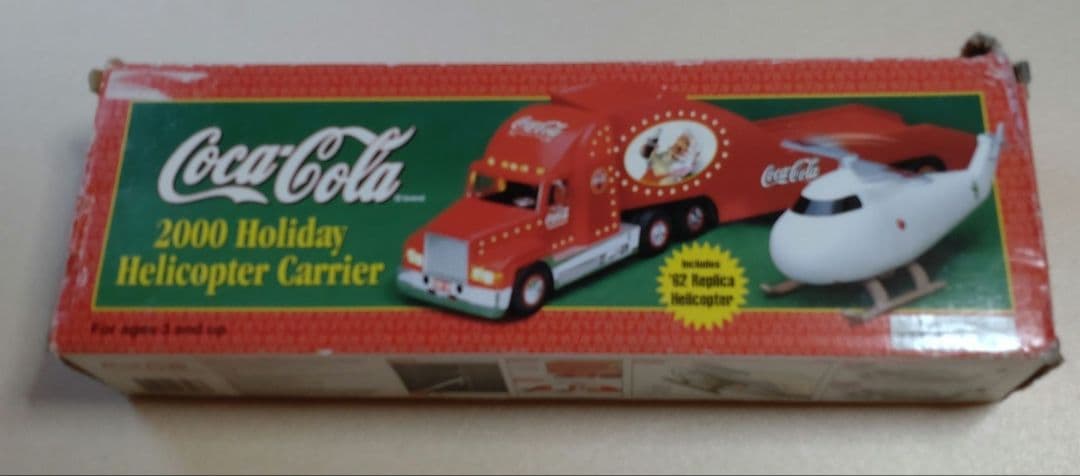 コカコーラ 2000 クリスマス トラック ホリデー ヘリコプター キャリアー