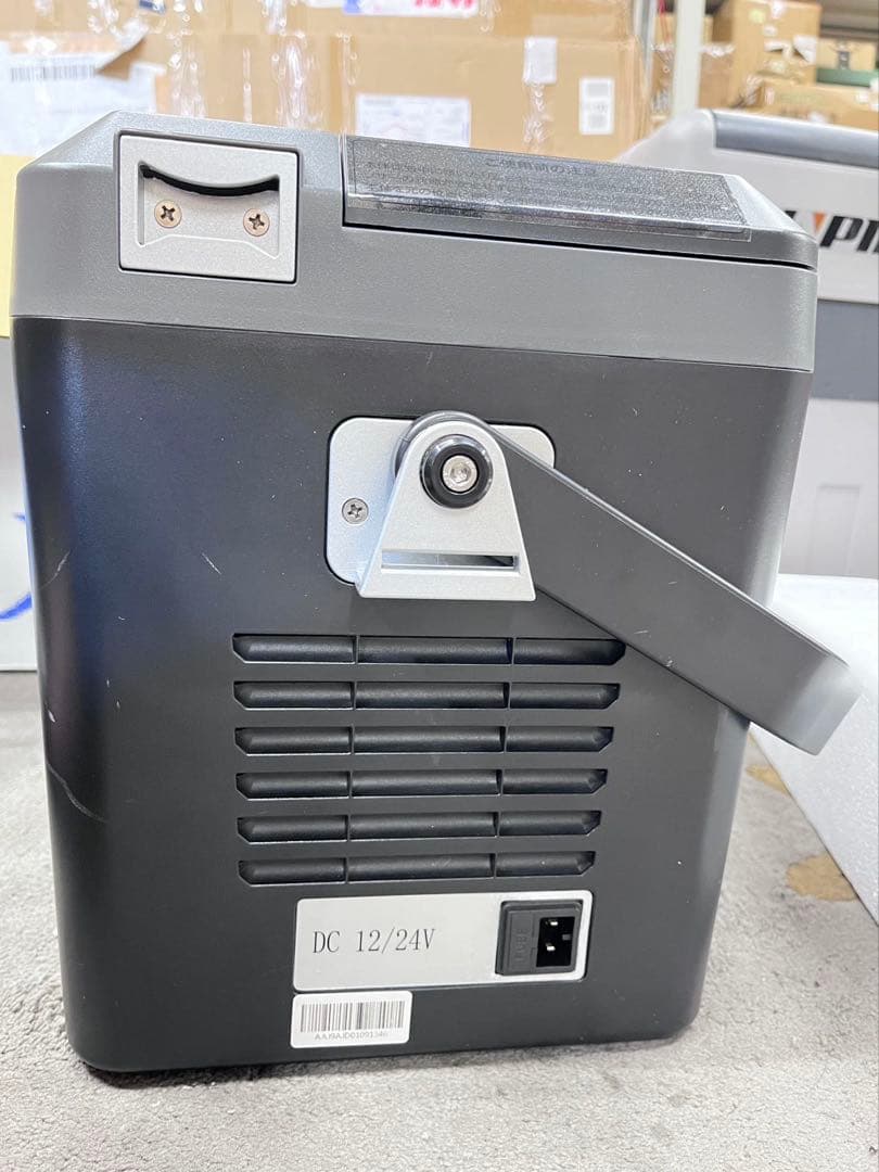 車載冷蔵庫 9L -20℃～10℃ 45W 12V/24V/内蔵バッテリー付