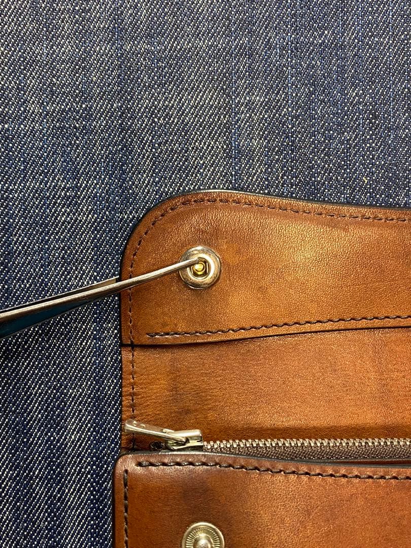 WILD SWANS WAVE ワイルドスワンズブラウンレザーウォレット WAVE WILD