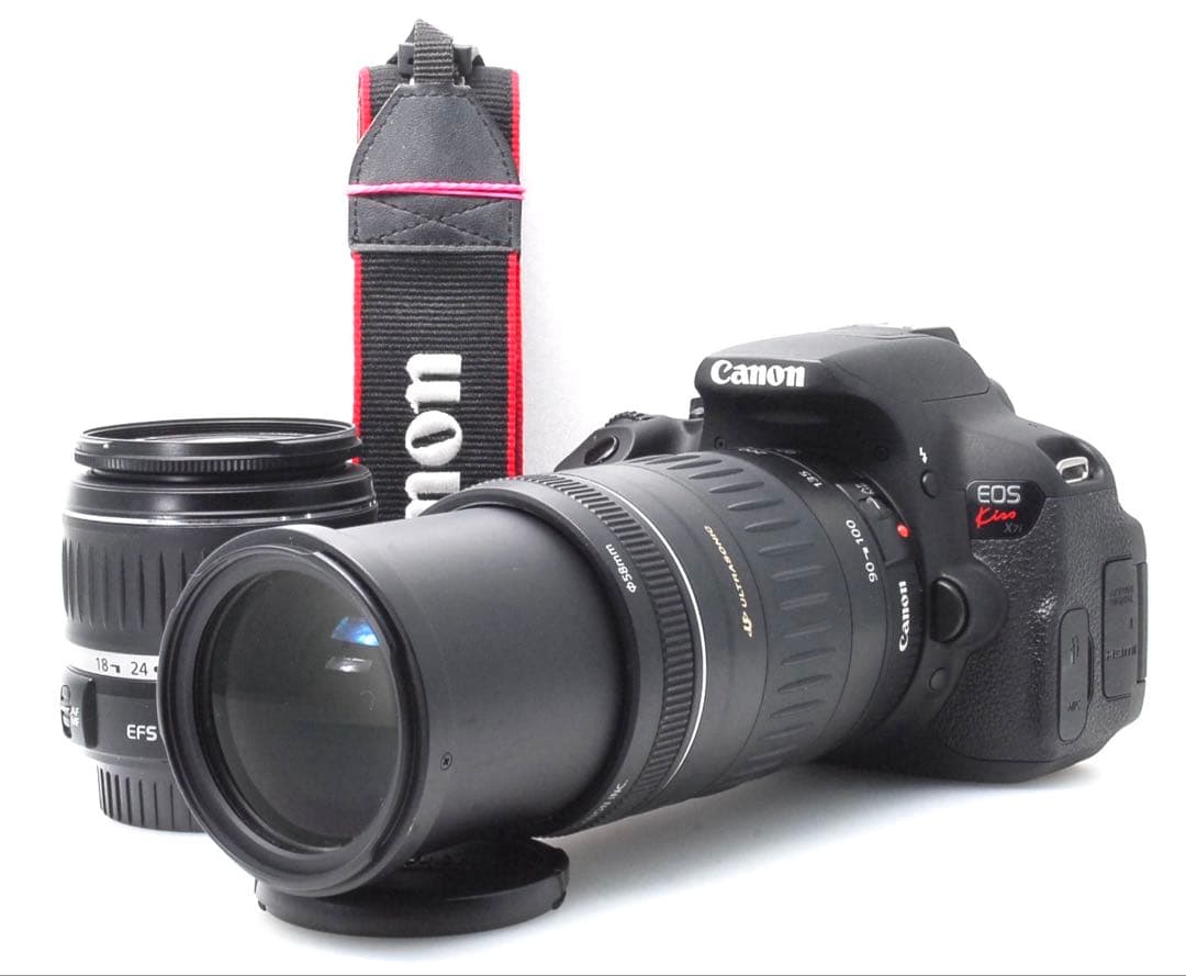 ✨ショット数4100✨CANON KISS X7i✨ダブルレンズ✨初心者モデル✨