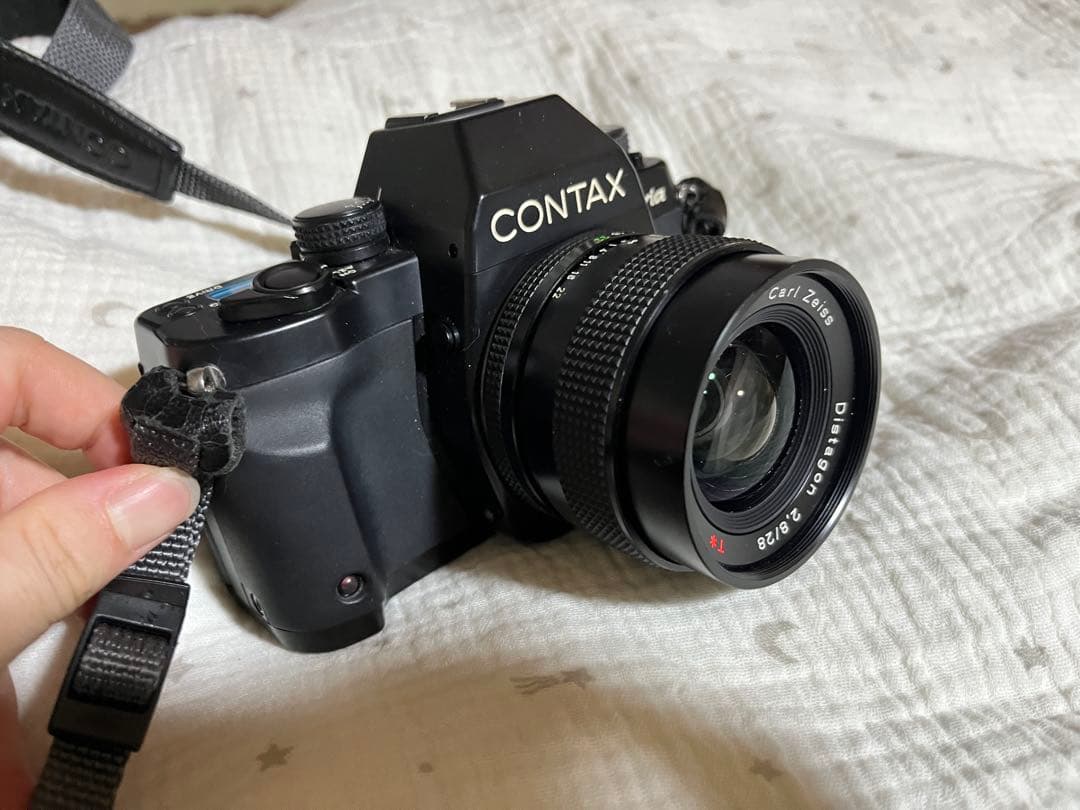 CONTAX Aria フィルムカメラ + Carl Zeiss レンズ2種付き