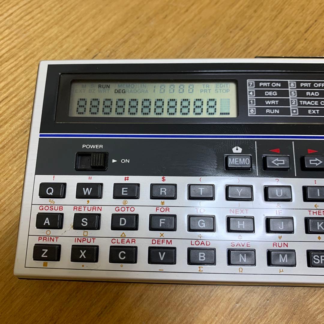 ポケコン CASIO PB-120 カシオ ポケットコンピュータ データバンク