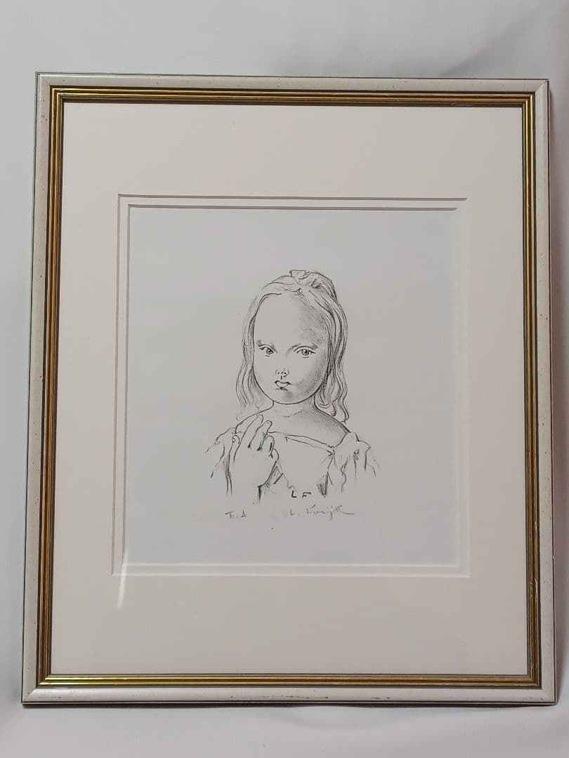 レオナール藤田 藤田嗣治 少女 藤田嗣治（レオナール・フジタ）「少女の肖像」 | 山田書店美術部