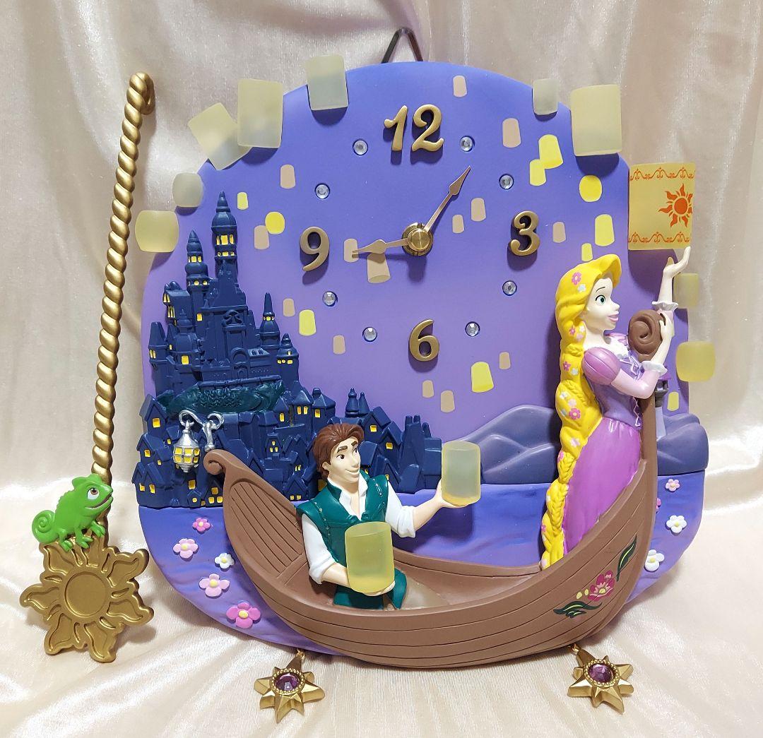 ディズニーストア ラプンツェル フリンライダー パスカル 掛け時計 フィギュア 美品 ディズニーストア ラプンツェル 掛け時計 - メルカリ