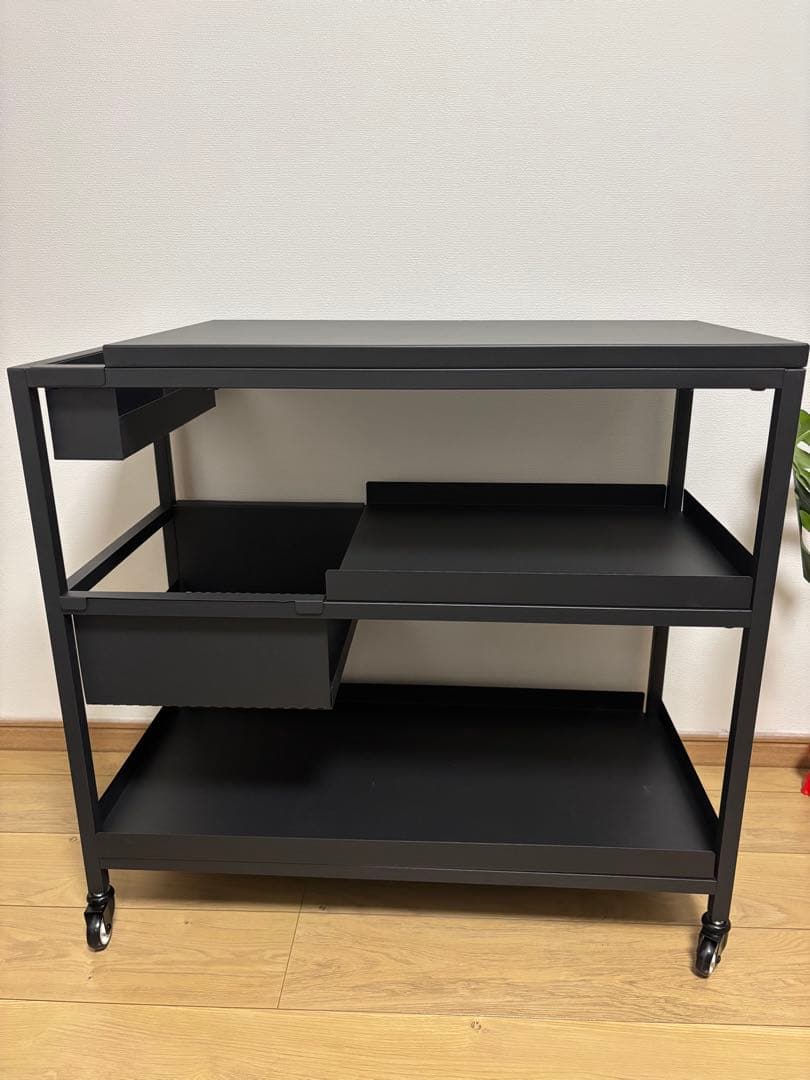 IKEA TROTTEN トロッテンワゴン イケア（IKEA） IKEA - - TROTTEN -トロッテン- ワゴン ホワイト 80x40