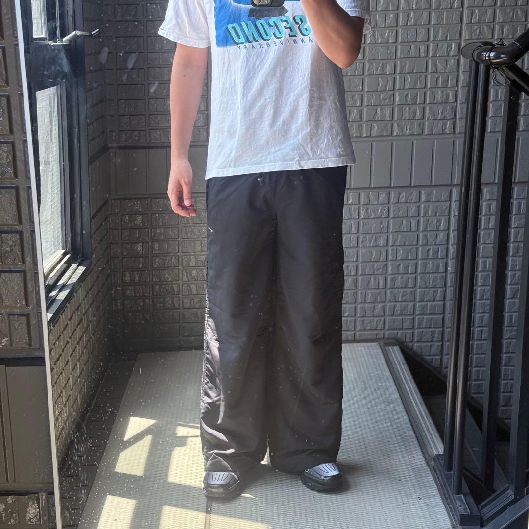 00s NIKE ナイロンカーゴパンツ バギーフレア ドローコード y2k - メルカリ