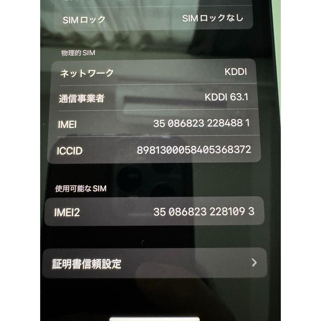 iPhone16e 128GB ブラック　SIMフリー版