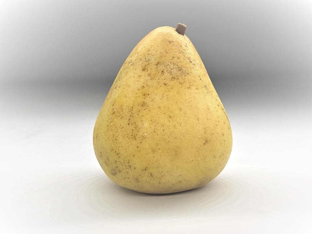 【 古代方解石アラバスター 】『洋ナシPear』　伊国製アンティーク 古代方解石アラバスター 】『洋ナシPear』 伊国製アンティーク 【公式