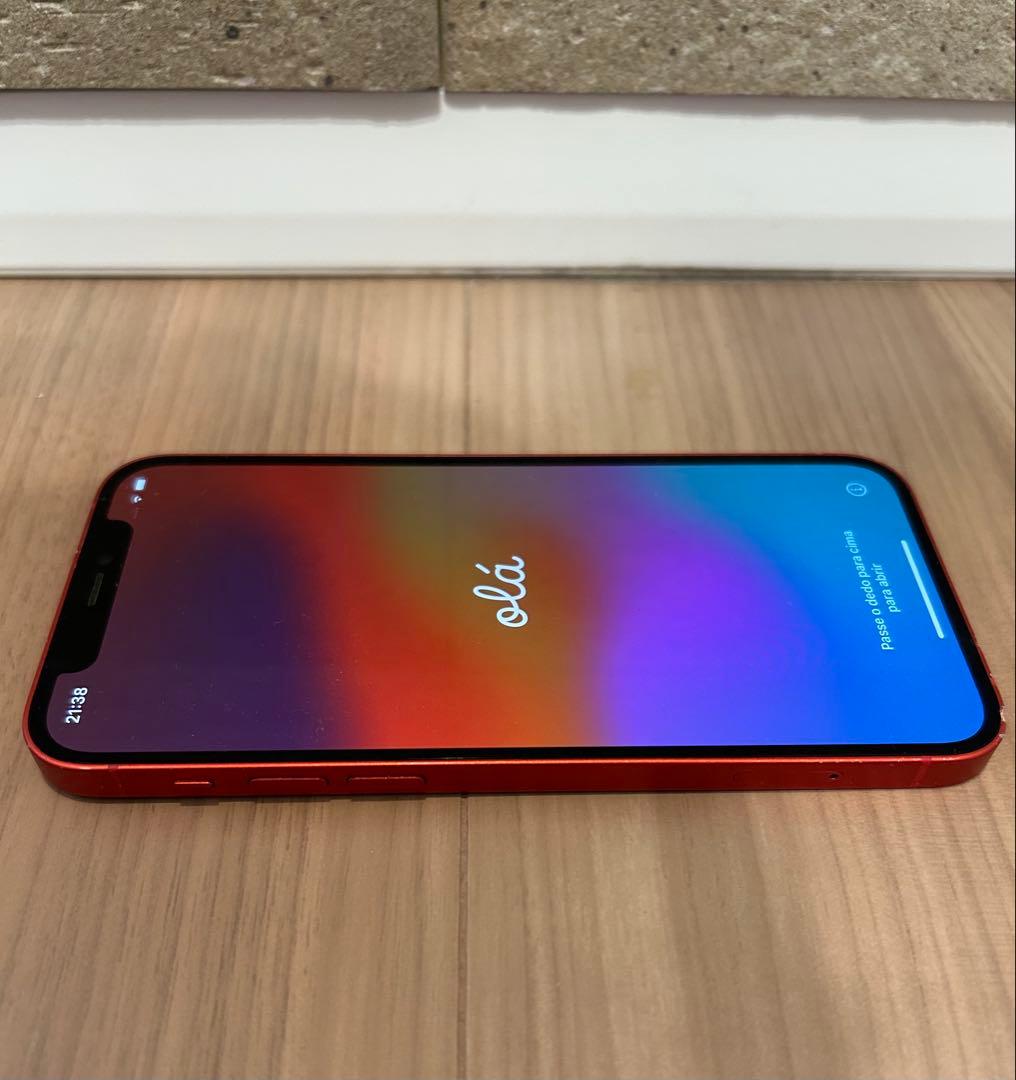 iPhone 12 128GB レッド｜動作良好｜背面割れあり｜バッテリー84