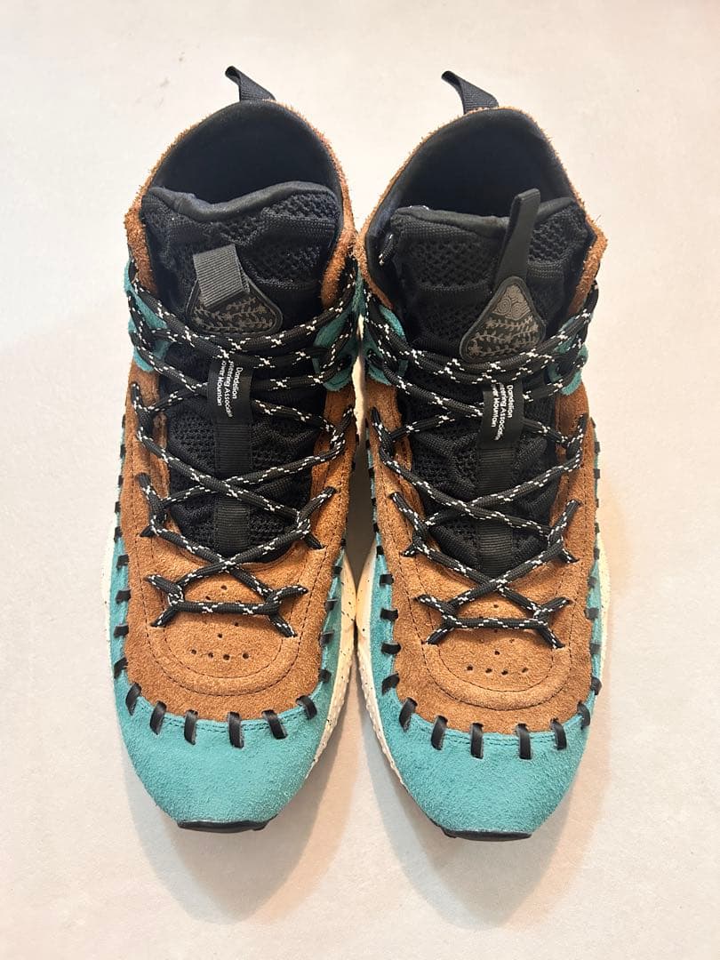 フラワーマウンテン モヒカン ターコイズ/ダークブラウン 27.5cm