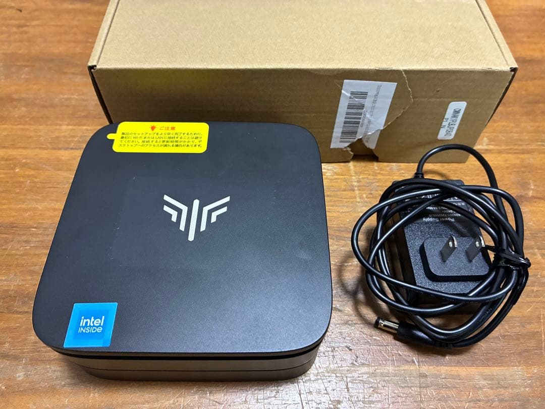 Intel N95搭載NIPOGIミニPC Win11インストール済 KAMRUI Mini Desktop Computer PC with Intel N95, 16GB/512GB