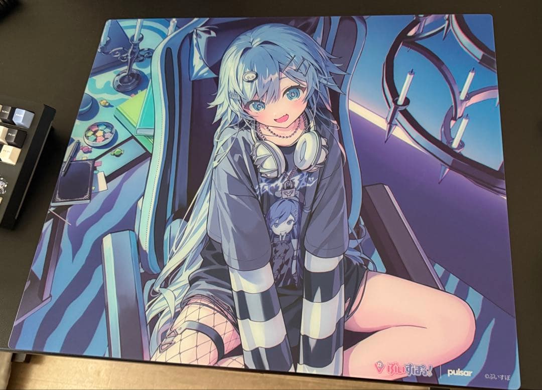 VSPO!GEAR ガラスマウスパッド 夜乃くろむ EDITION