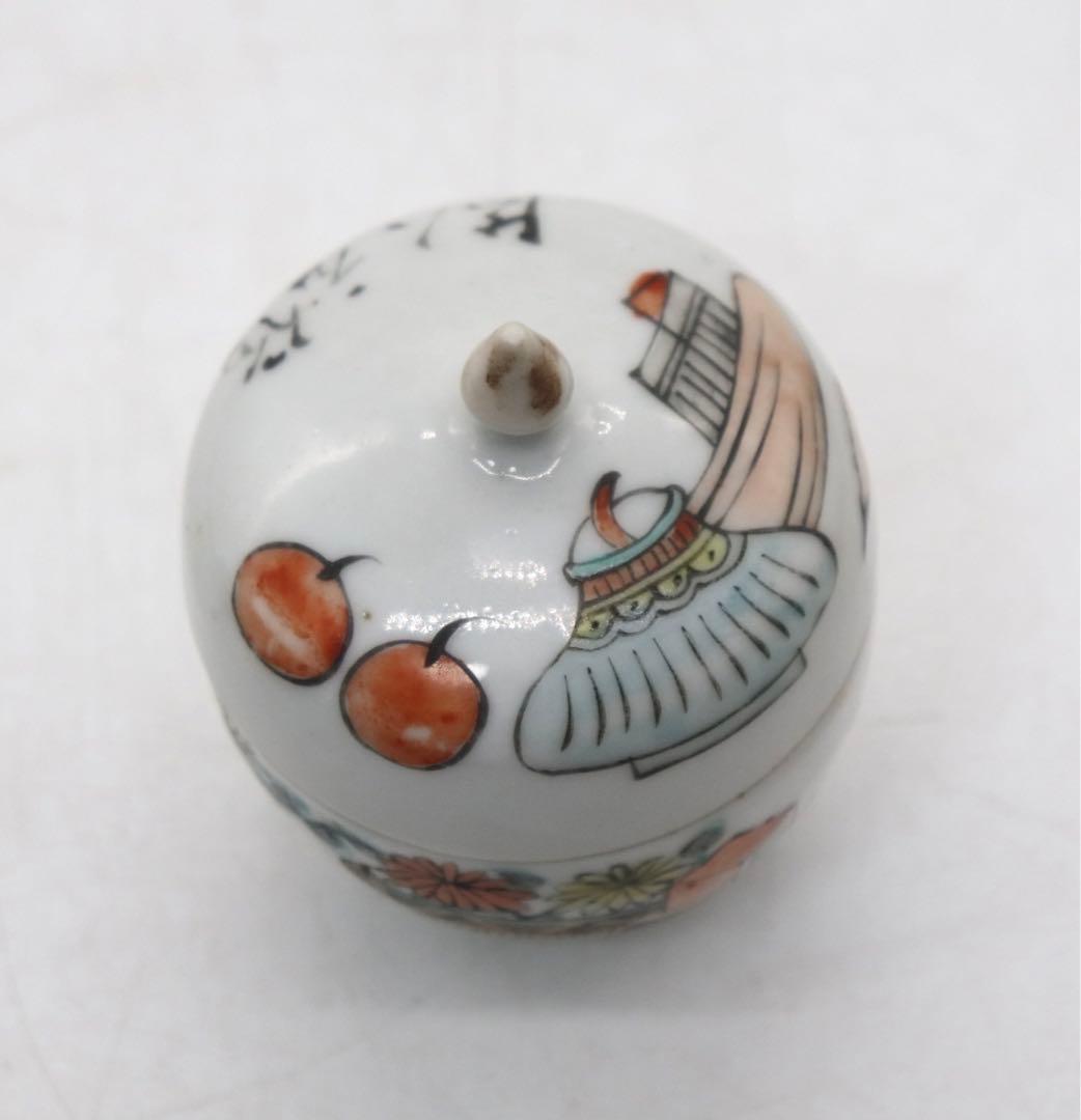 中国 清時代 粉彩 蓋物 茶入 送料込み1008 - メルカリ