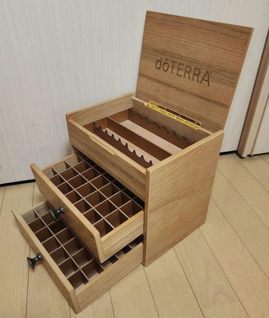 超美品】ドテラ doTERRA ウッドボックス 3段 木箱 - メルカリ