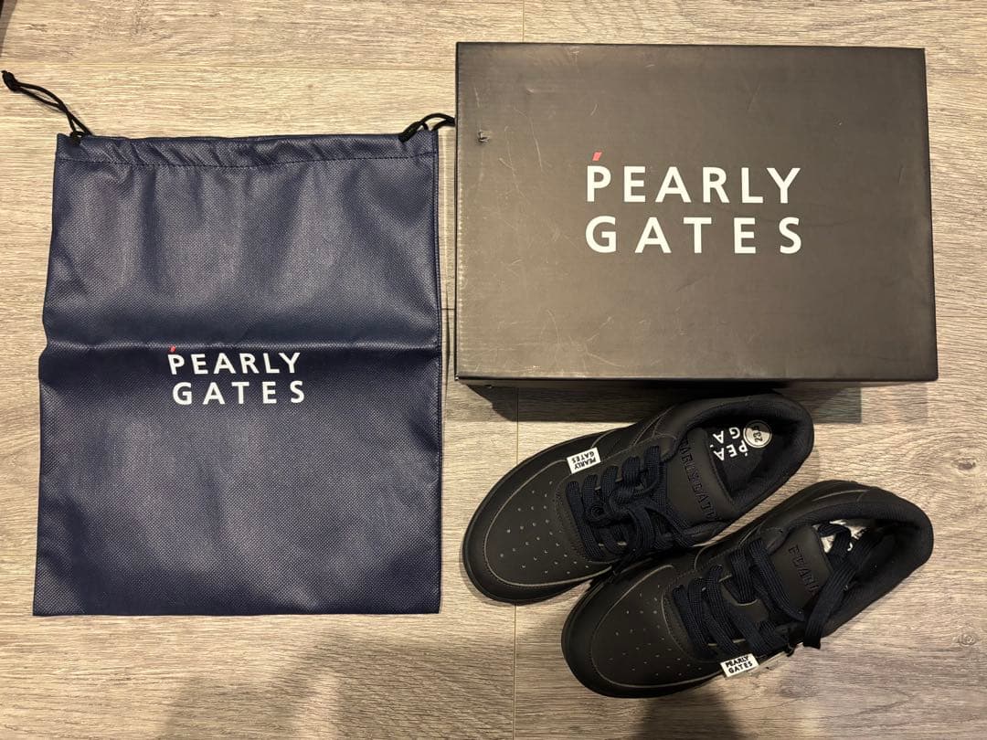 PEARLY GATES ゴルフシューズ 23.5cm ネイビー