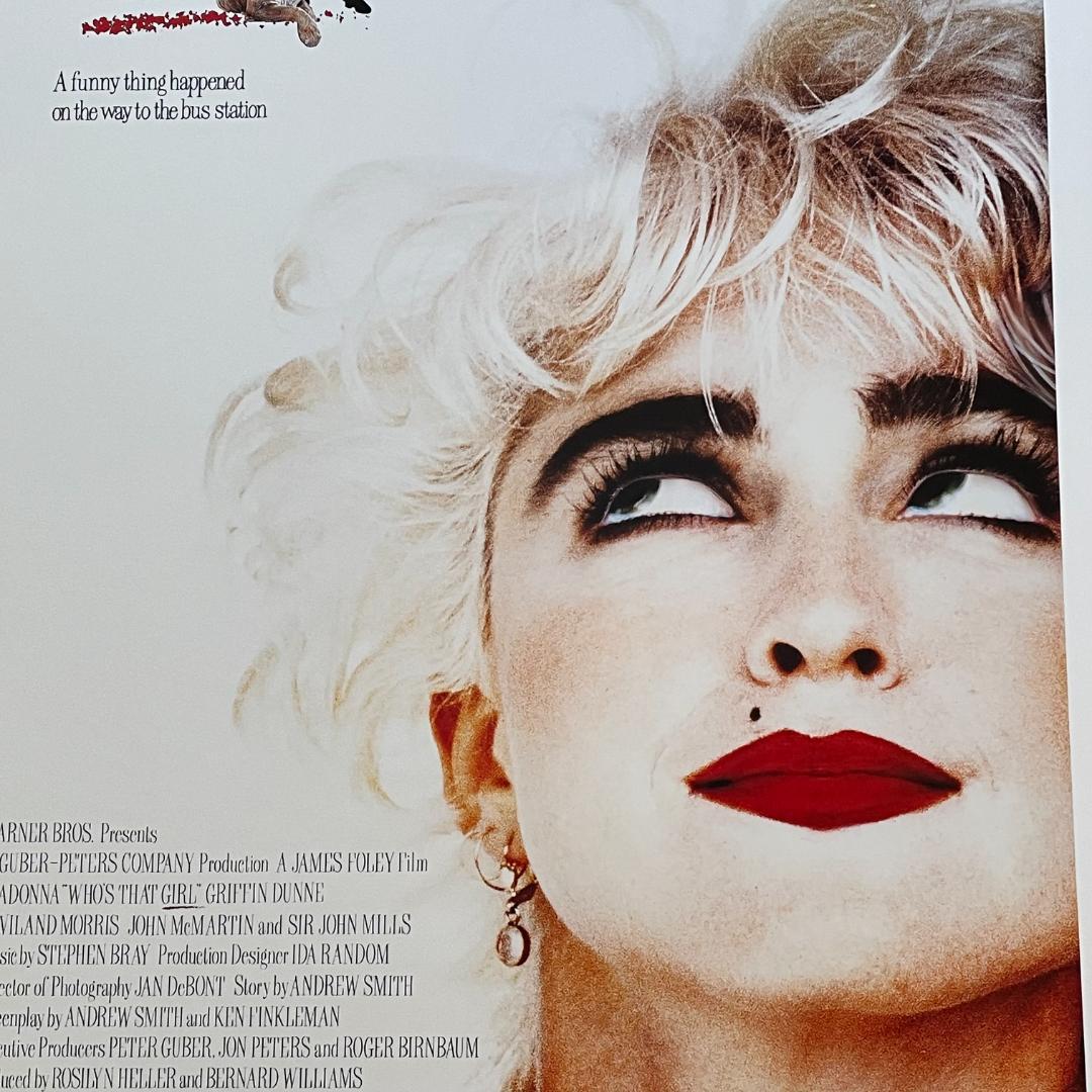 USポスター『フーズ・ザット・ガール』（Who's That Girl）マドンナ