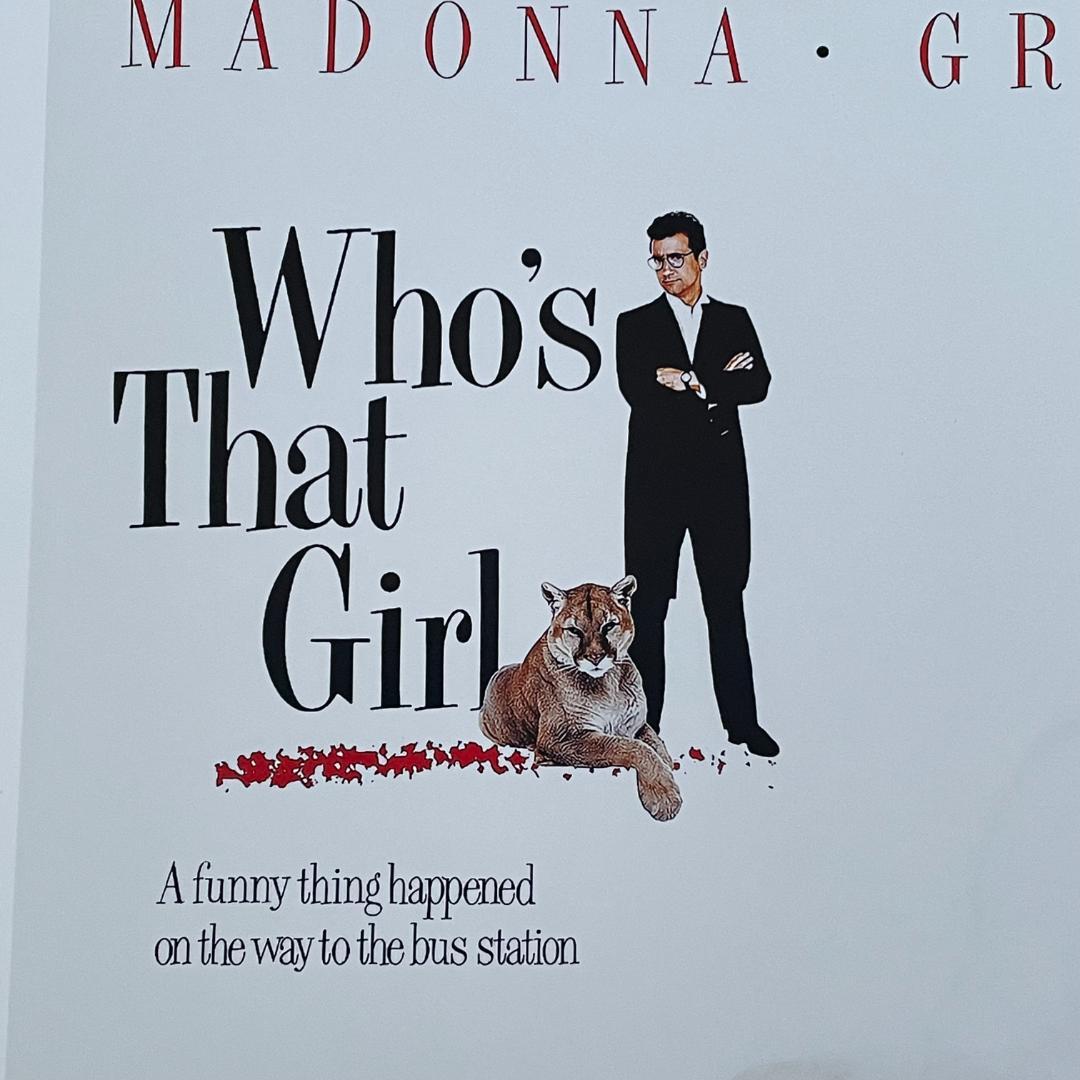 USポスター『フーズ・ザット・ガール』（Who's That Girl）マドンナ