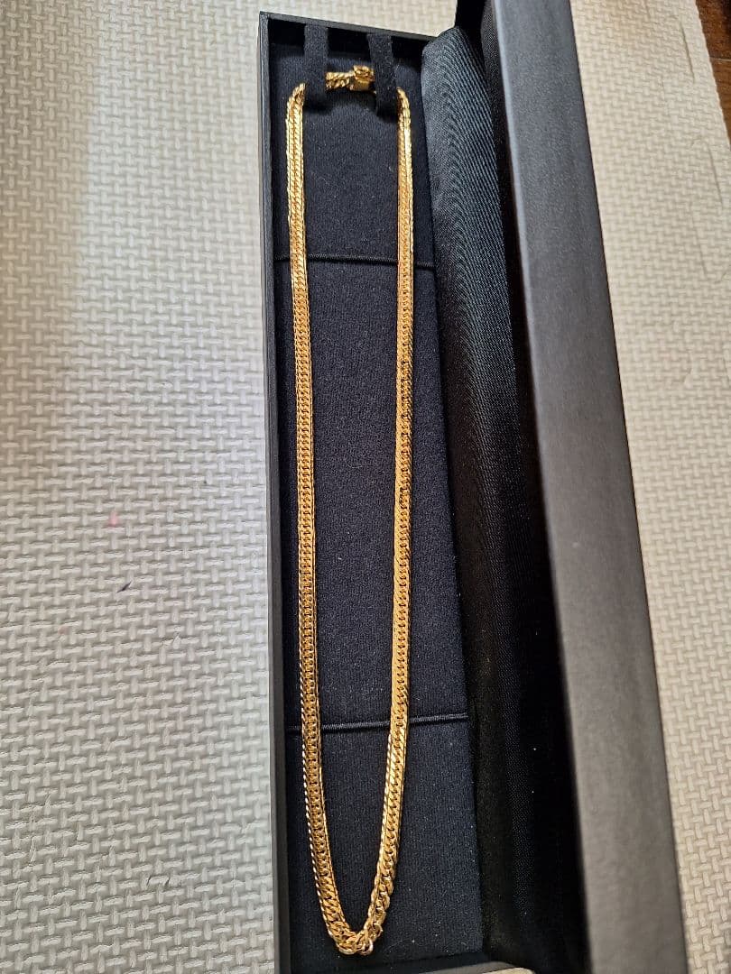 K18喜平ネックレス16面トリプルMカット　22.7g 45cm