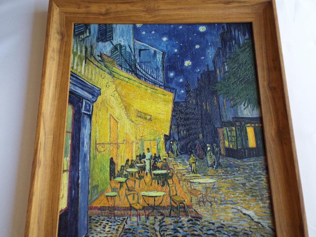 ゴッホ 夜のカフェテラス ゴッホの立体複製画「アルゴグラフ」 - メルカリ
