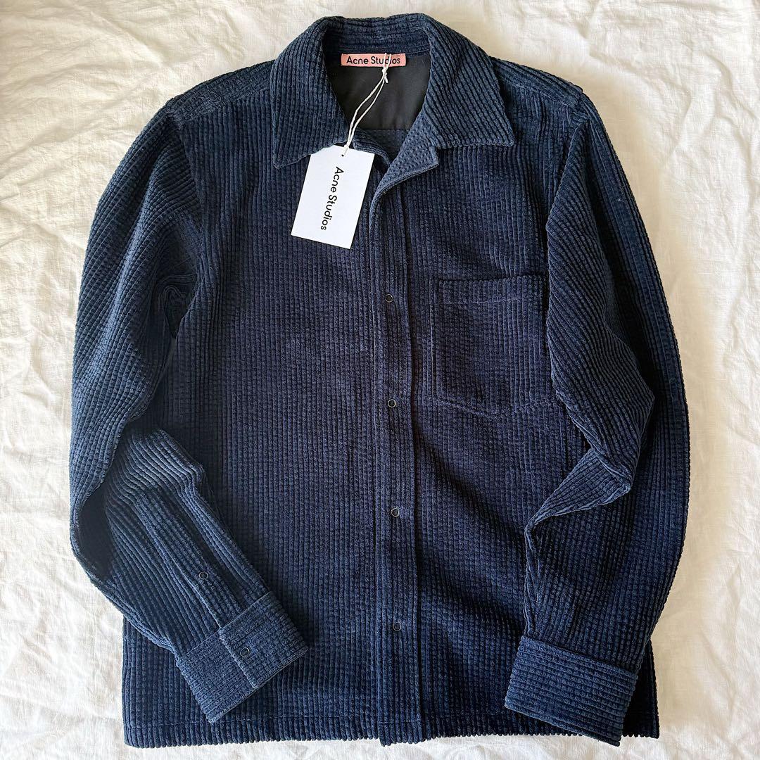 Acne Studios コーデュロイシャツジャケット ネイビー