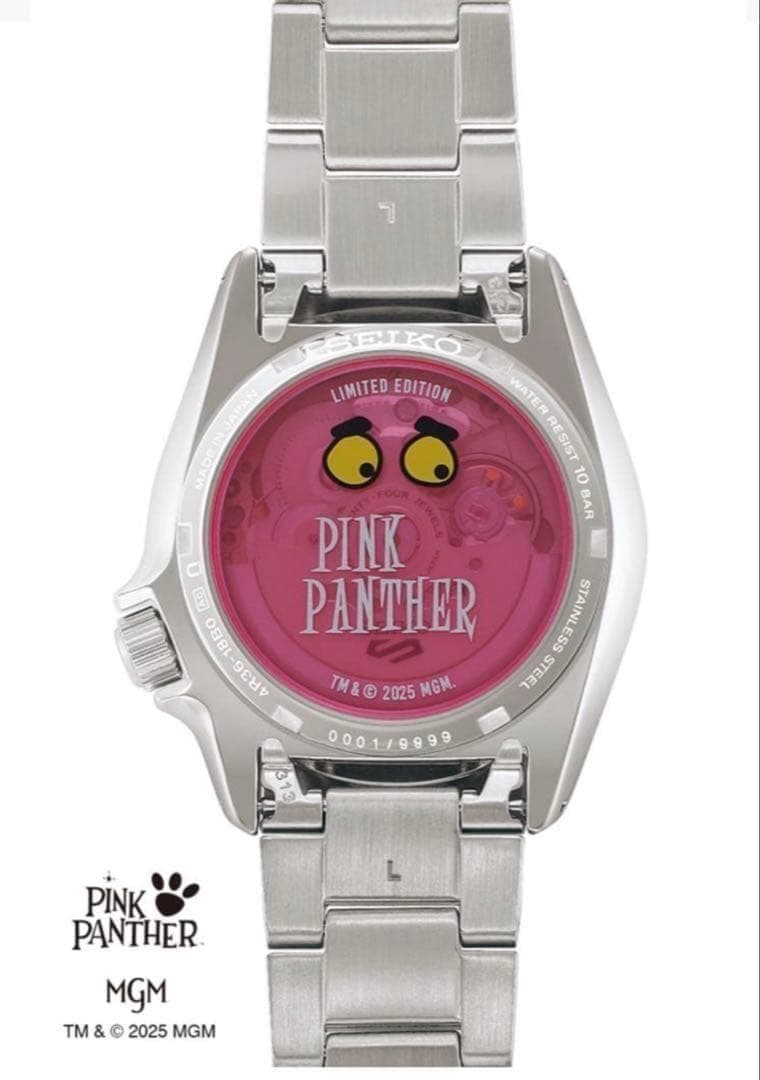 新品 保証書付き セイコー5スポーツ ピンクパンサー SBSA321 - メルカリ