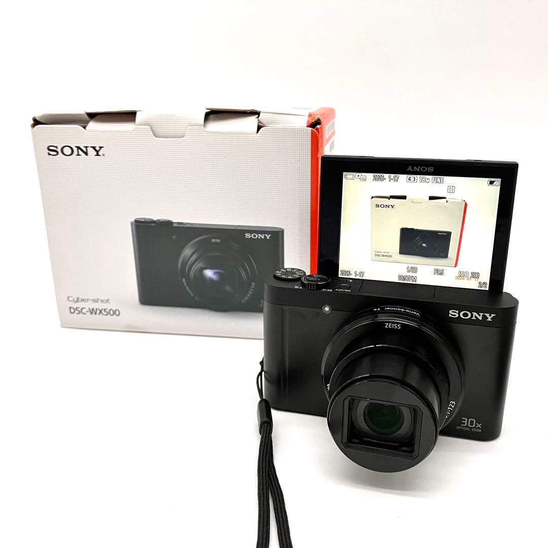 未使用級の美品♪ SONY Cyber-shot DSC-WX500 ブラック