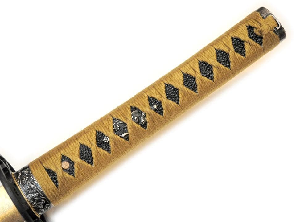 サーベル本（真珠魚皮タイプ）古兵器 武具刀装具日本刀模造刀 居合刀 短刀