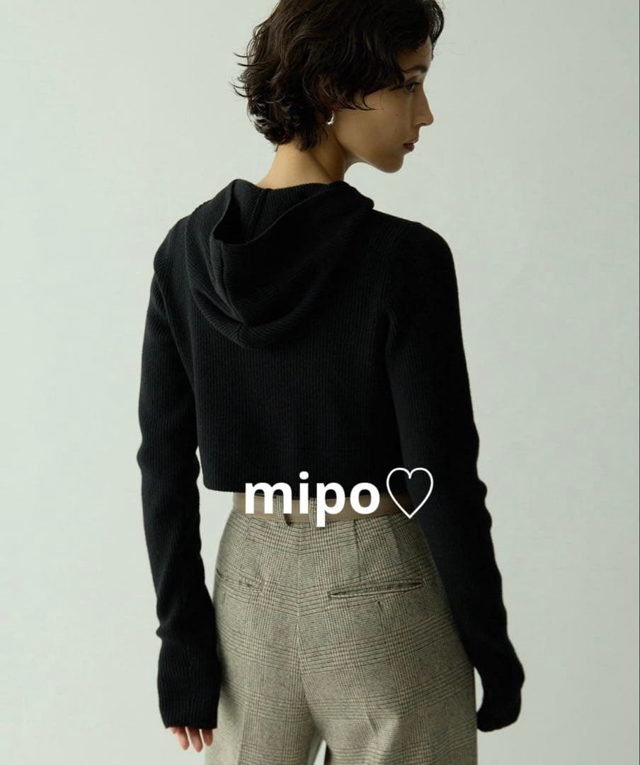 新品未使用未開封】ドローイングナンバーズ クロップドZIPパーカー