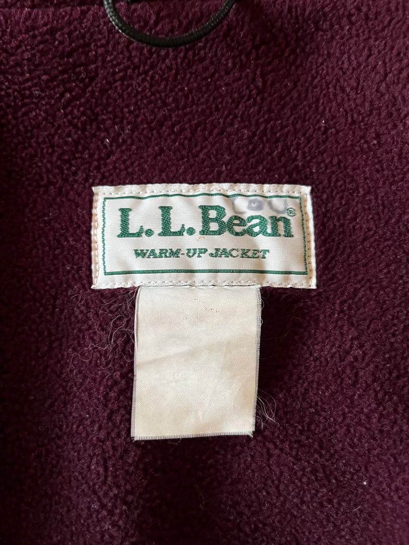 極上　L.L.Bean エルエルビーン ウォームアップジャケット ネイビー　紺色