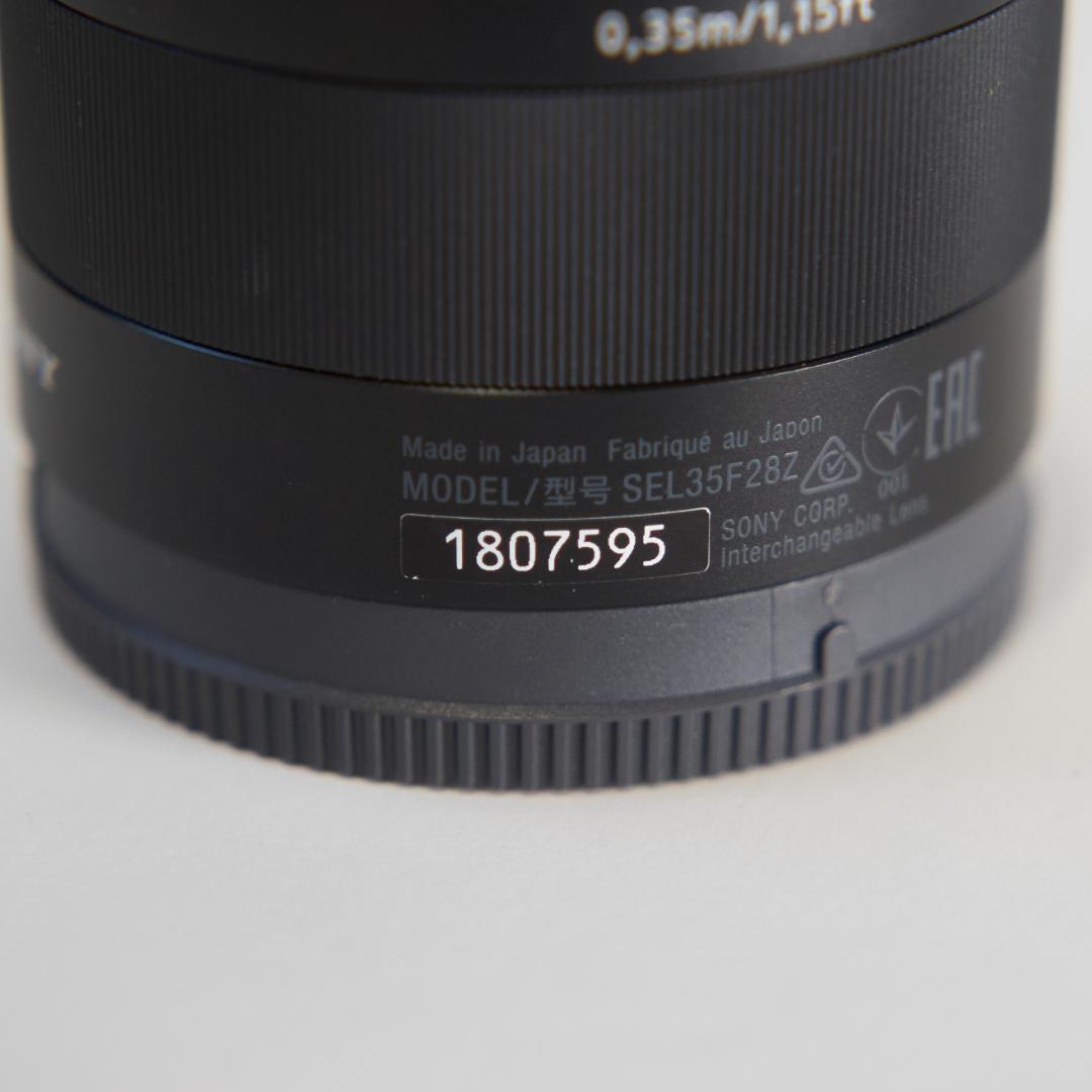 Sony Sonnar FE 2.8/35 ZA 単焦点レンズ