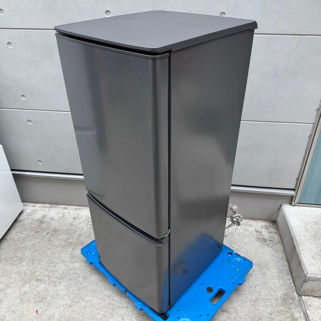 157⭐️2024年製美品☆三菱電機 冷蔵庫 グレー 自動霜取り 一人暮らし