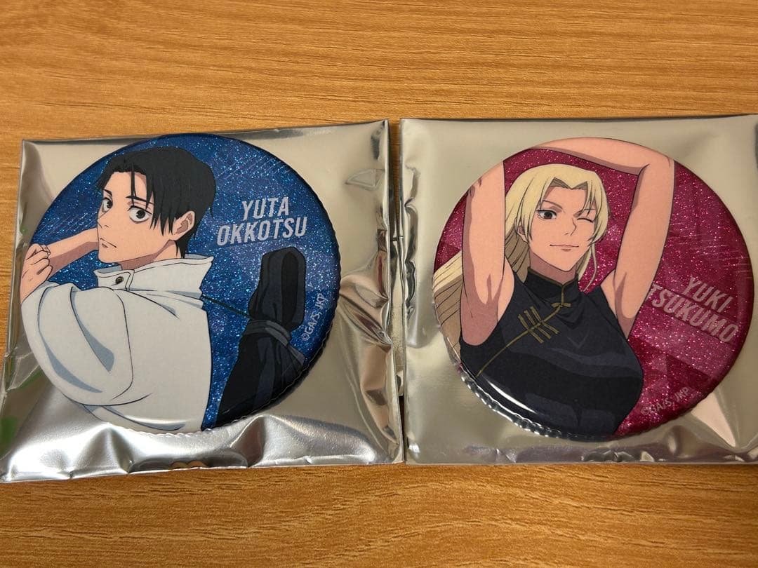 呪術廻戦アニメイトフェアストレッチver グリッター缶バッジ乙骨憂太