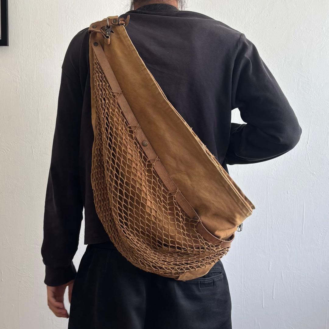 希少】KAPITAL キャピタル 特大 レアな メッシュ スナフキン バッグ