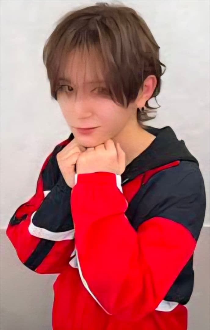 新品☆Nike☆ナイキ☆山田涼介☆RED☆オーバーサイズ☆L☆ナイロン