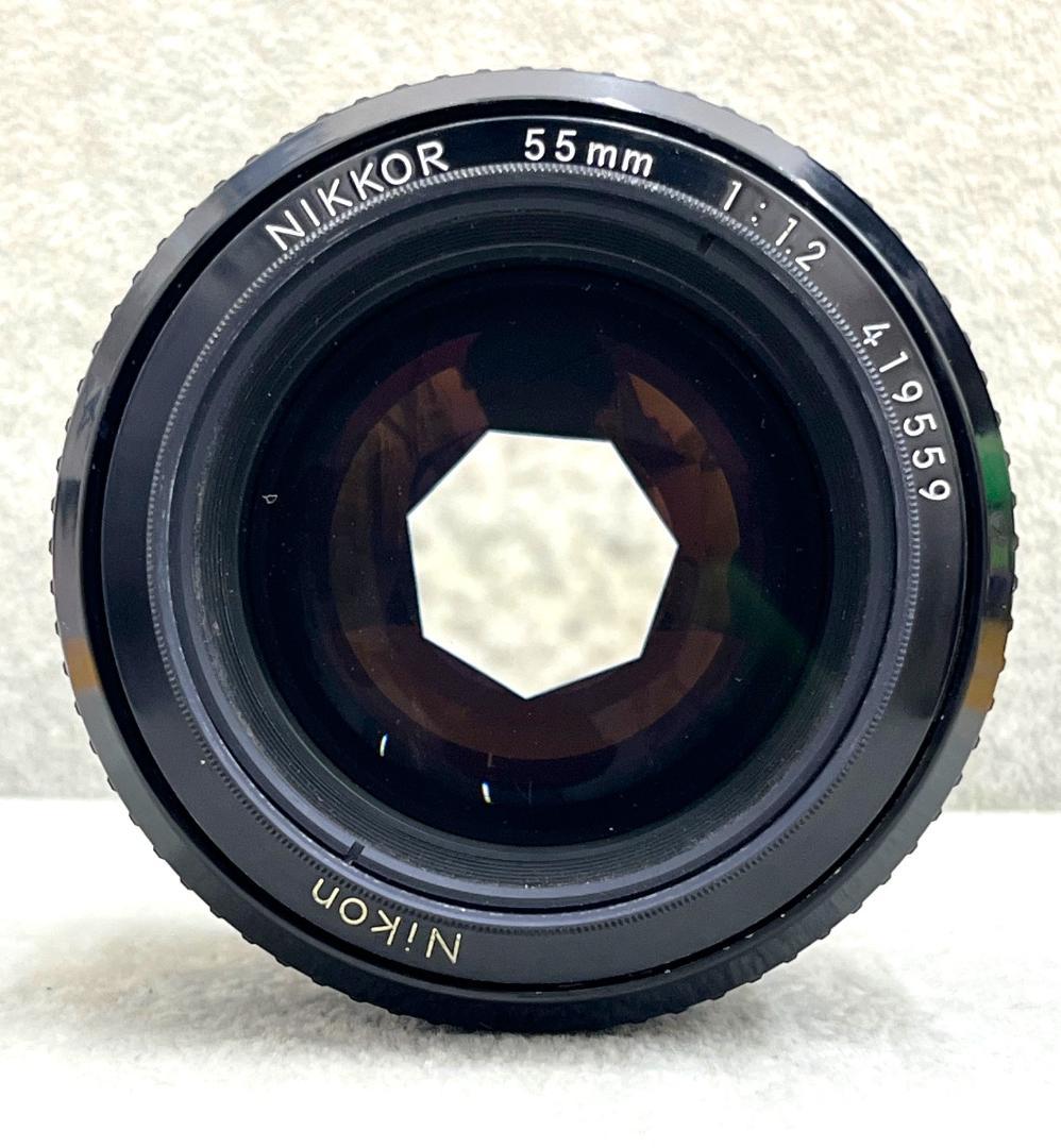 Nikon EL2 ブラックボディ/NIKKOR 55ｍｍ 1：1.2