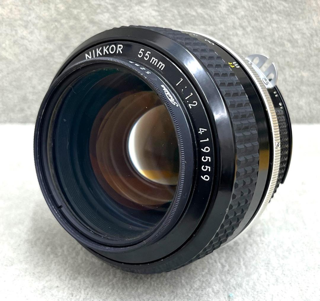 Nikon EL2 ブラックボディ/NIKKOR 55ｍｍ 1：1.2