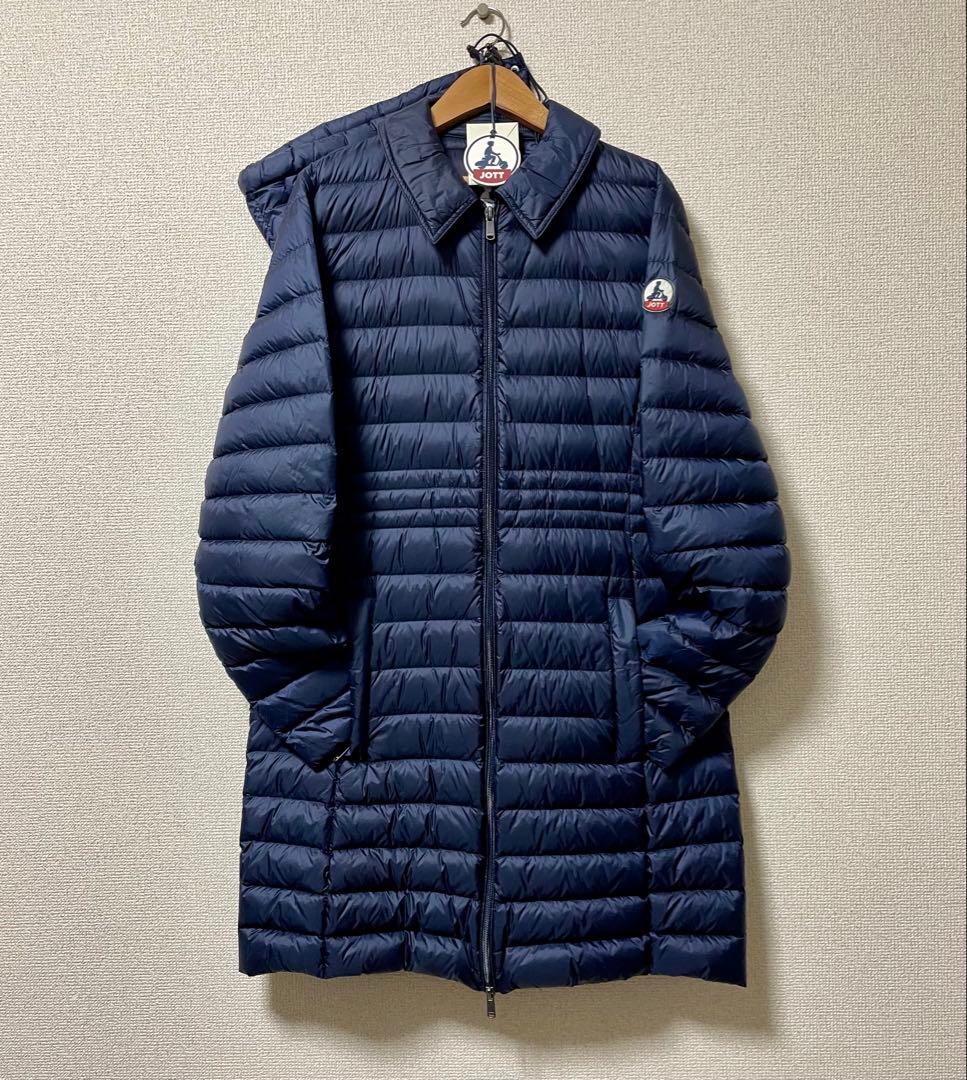 JOTT ダウンコートVero WDOW14ライトダウン フード付き セミロング