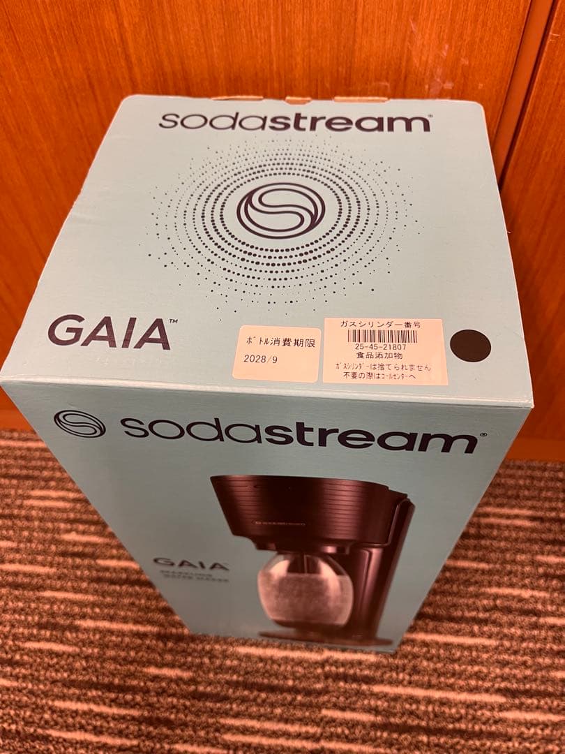 新品未使用】SodaStream GAIA ブラック 炭酸水メーカー ガイア