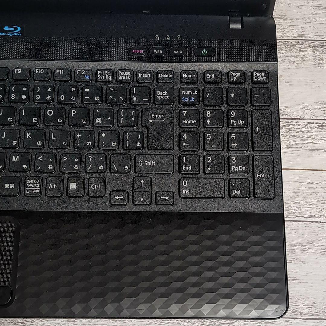 VAIO　SONYノートパソコンCorei5/8GB　ブルーレイ　WEBカメラ