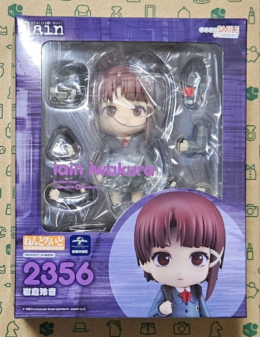 serial experiments lain　ねんどろいど　岩倉玲音 伝説的サイコホラー『serial experiments lain』から、主人公・岩倉玲