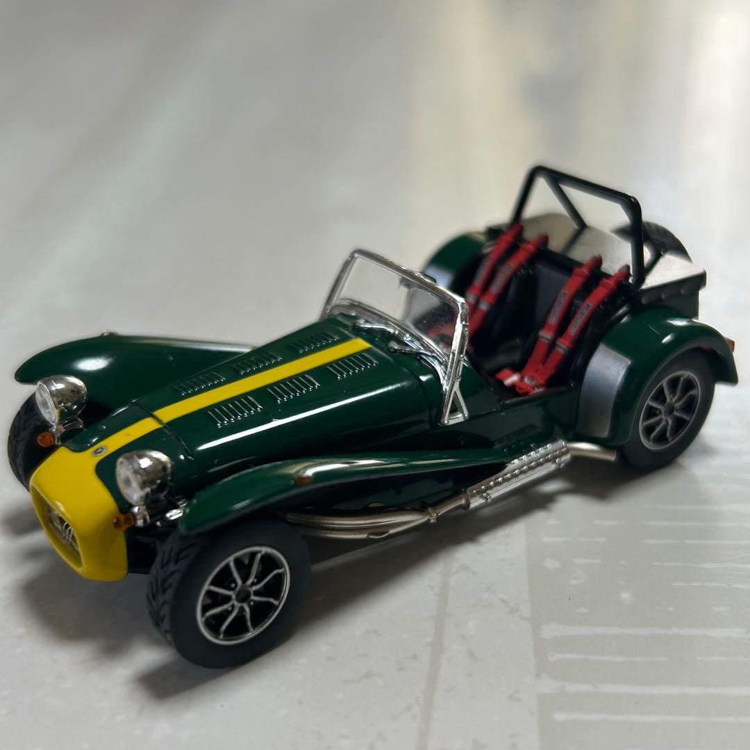 京商 ケータハム スーパーセブン 1979 グリーン/イエロー 1/43ミニカー