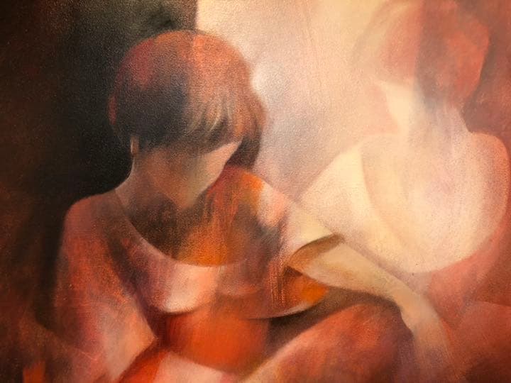 ヘンリック・キンスキー Kinski Henryk 赤系 女性 人物 肉筆