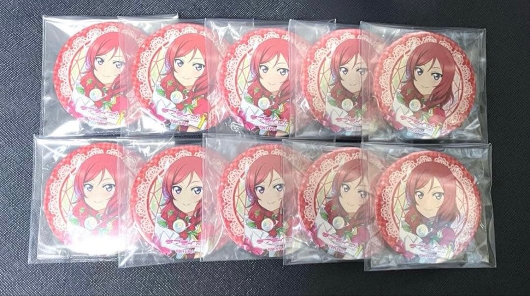 ラブライブ 西木野真姫 缶バッジ ラブライブフェス 10個まとめ売り 西木野真姫 ラブライブ μ's ラブカ感謝祭 15周年 缶バッジ ホロ