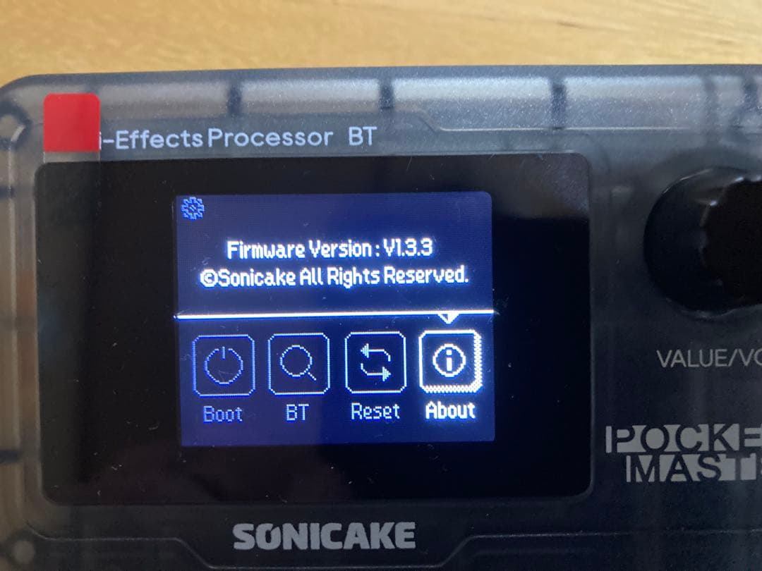 SONICAKE Pocket Master BT マルチエフェクトプロセッサー - メルカリ